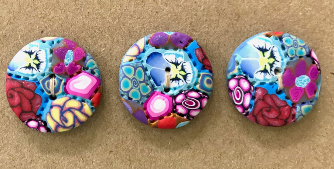 Polymer Clay Earrings Kaleidoscope Hand-Made Jewelry Kaleidoscope Marble